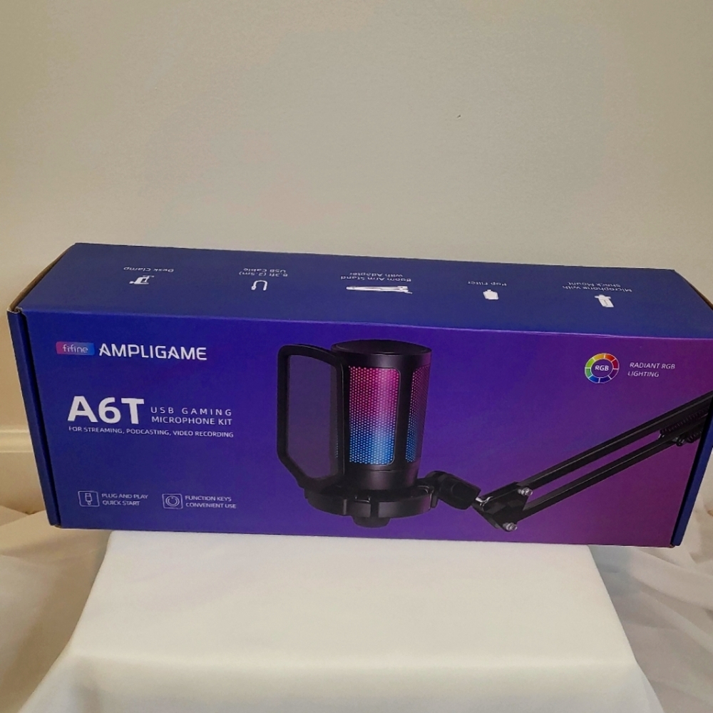 A6T USB Gaming Microphone Kit.